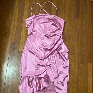 Pink party dress